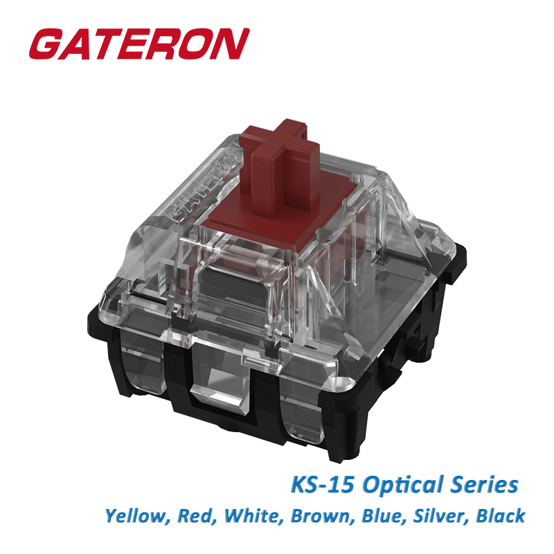 Optical Switch Keyboard Hotswap - Оптический переключатель GATERON KS-15 Желтый Серебряный