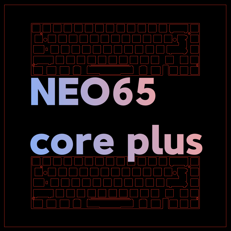 Keyboard Stabilizer Screw In - 65% механическая клавиатура NEO Core Plus