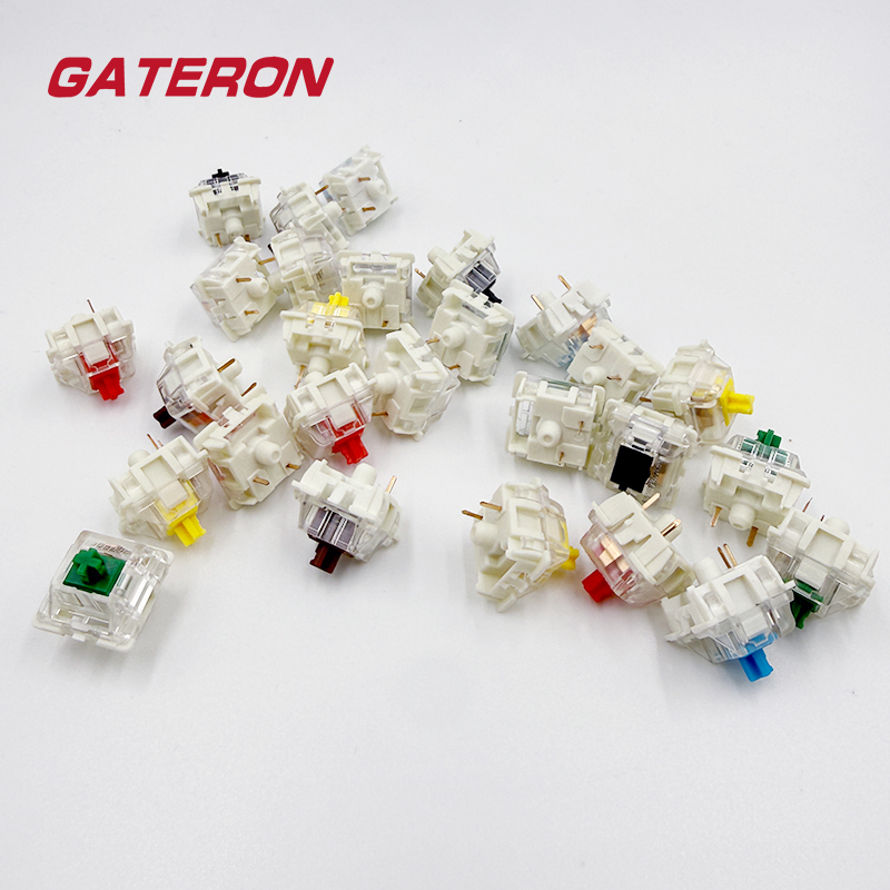 Cherry Mx Switch Blue Brown Red - Механические переключатели Gateron KS-9, 3-контактные, красные,