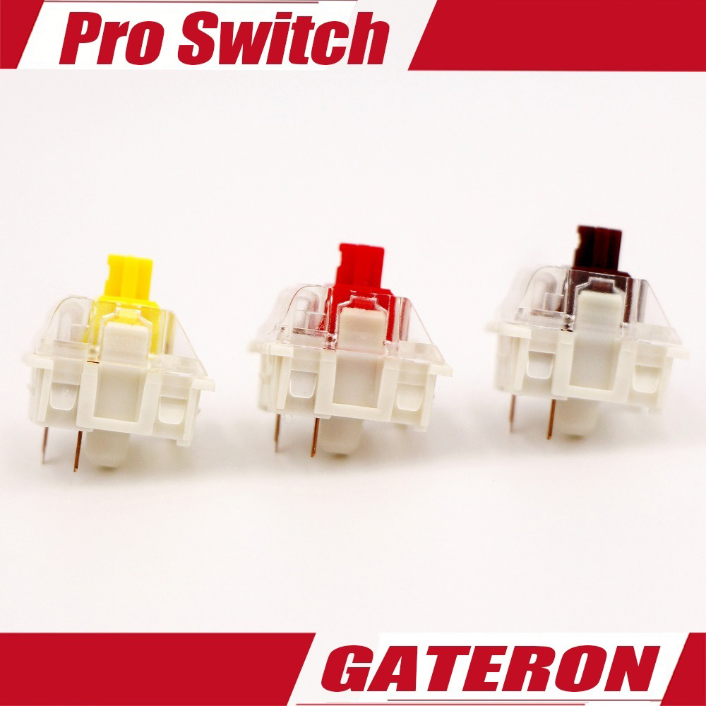 Gateron Switch Linear Tactile - Механические переключатели Gateron Yellow Pro для