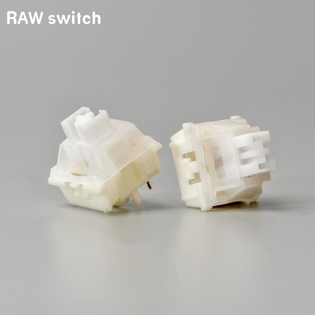 Keyboard Switch Lubed Linear 45G - KeyGeek Switch RAW 45g Линейные переключатели