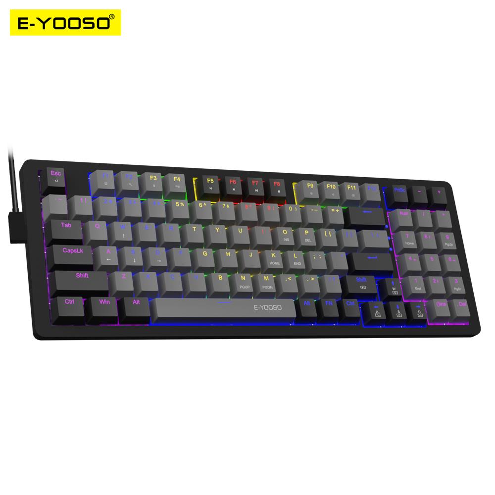 Silent Switch Mechanical Keyboard - E-YOOSO Z94 USB механическая игровая клавиатура,