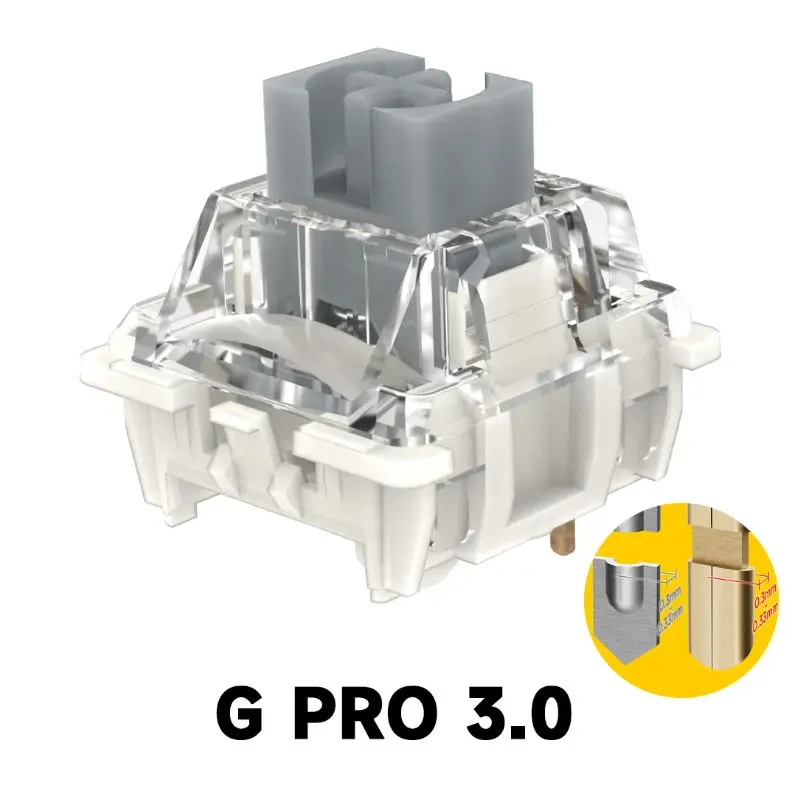 Переключатель Gateron Pro 3,0  – обзор и цена Gateron Switch Linear Tactile