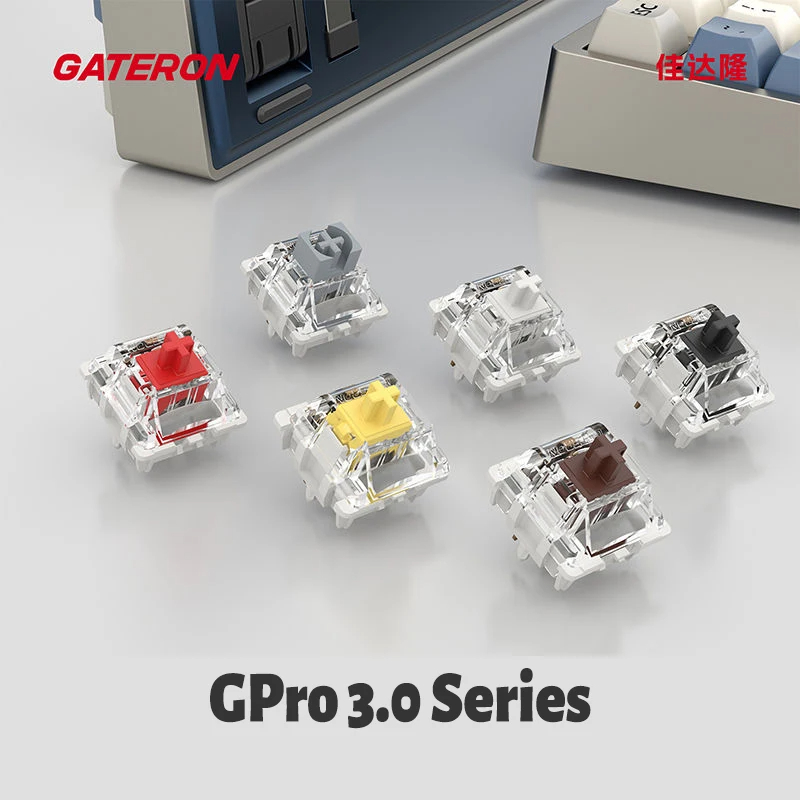 Переключатель Gateron Pro 3,0  – обзор и цена Gateron Switch Linear Tactile