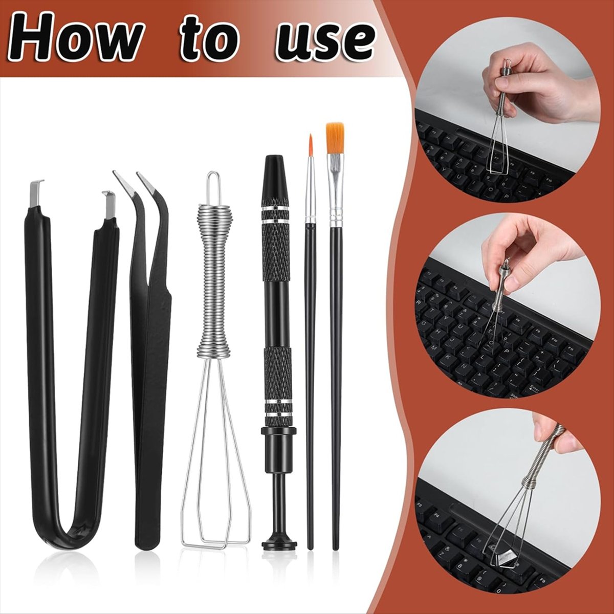 Набор инструментов для снятия  – обзор и цена Switch Puller Keycap Puller Kit